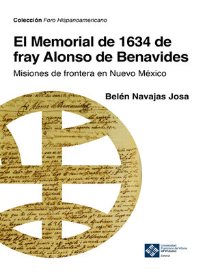 cover image of El Memorial de 1634 de fray Alonso Benavides
